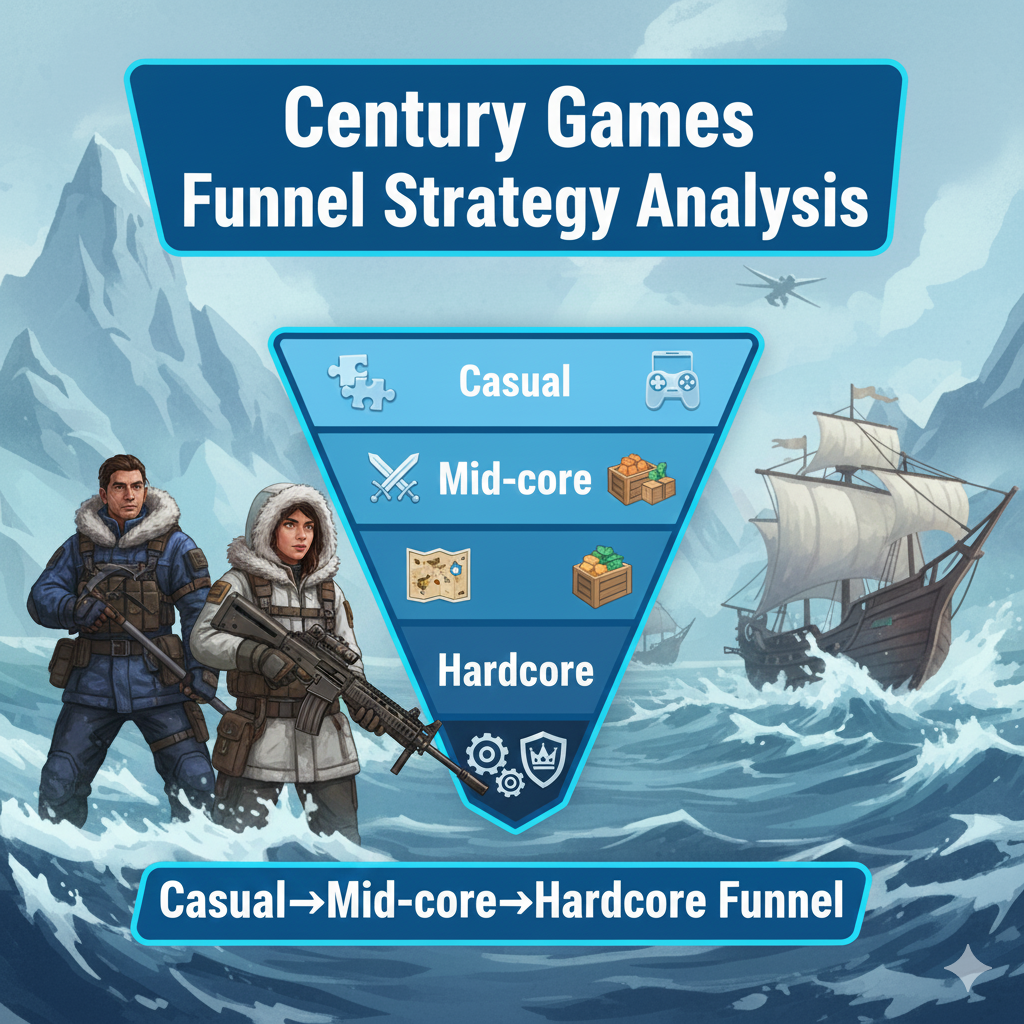 Century Games의 하이브리드 펀널 전략 — Whiteout Survival, Kingshot, High Seas Hero 사례 분석